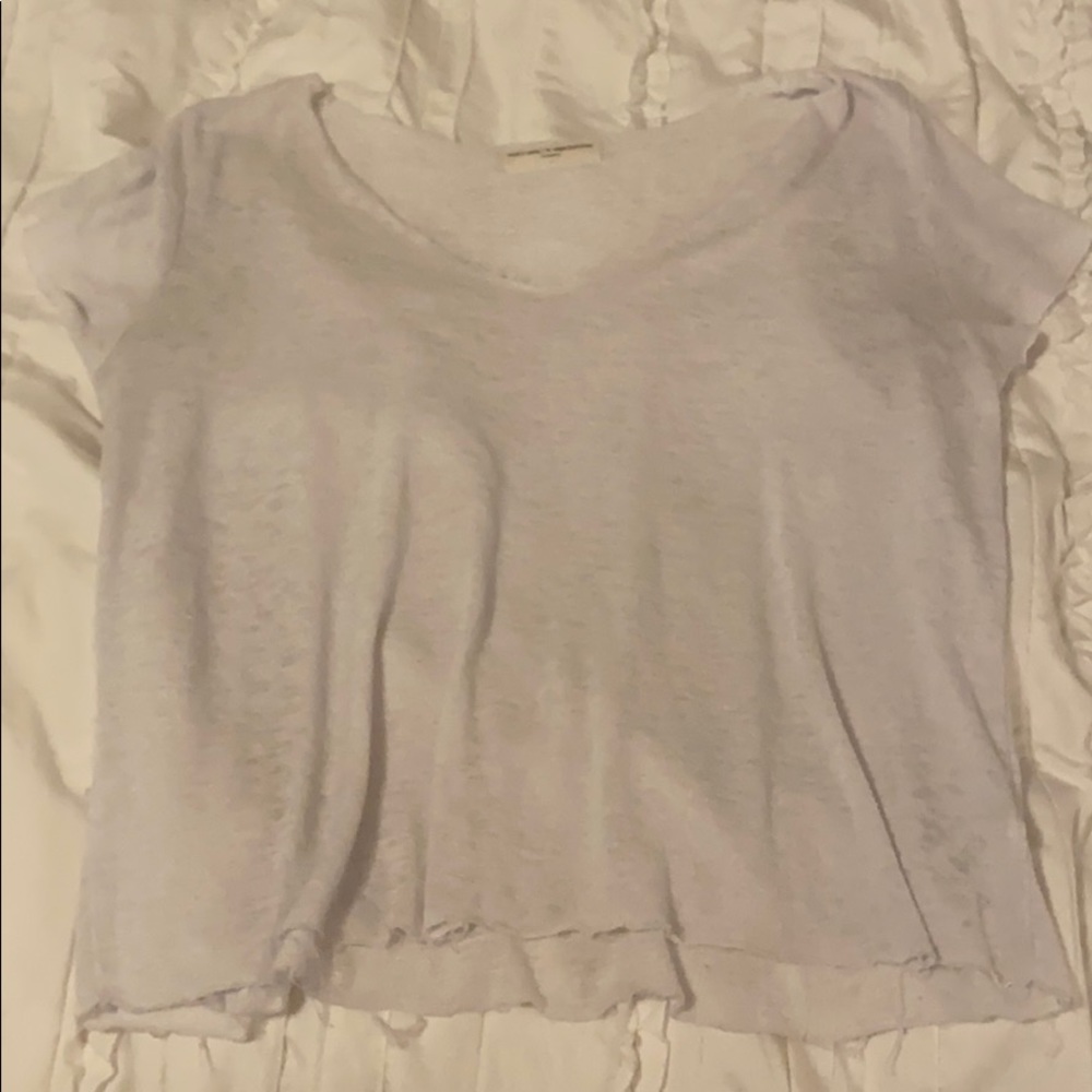 Distressed v neck urban outfitters